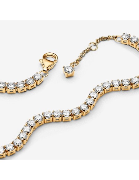 PANDORA Funklende Tennisarmbånd | Smykke med Strålende Detaljer PANDORA Funklende Tennisarmbånd | Smykke med Strålende Detaljer