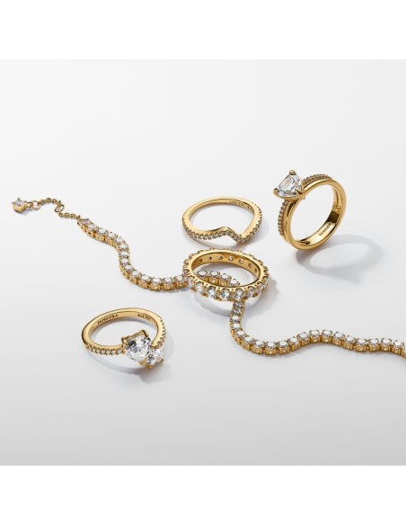 PANDORA Funklende Tennisarmbånd | Smykke med Strålende Detaljer PANDORA Funklende Tennisarmbånd | Smykke med Strålende Detaljer