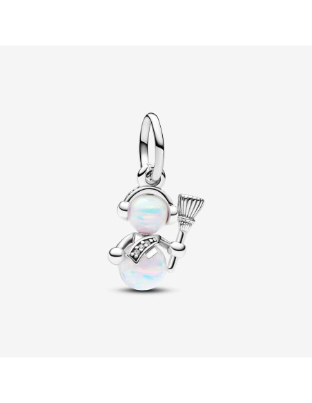 PANDORA | Opaliserende Snemand Charm med vedhæng PANDORA | Opaliserende Snemand Charm med vedhæng