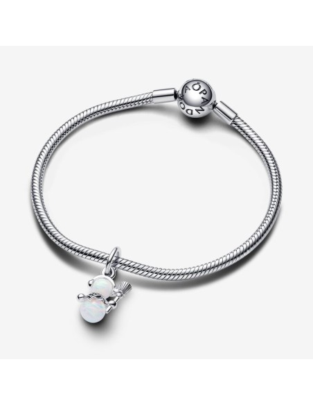 PANDORA | Opaliserende Snemand Charm med vedhæng PANDORA | Opaliserende Snemand Charm med vedhæng