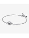 PANDORA | Sparkling Pære Halo Chain Armbånd