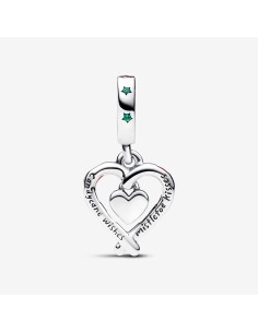 PANDORA | Double Candy Cane Heart Christmas Charm med vedhæng 2