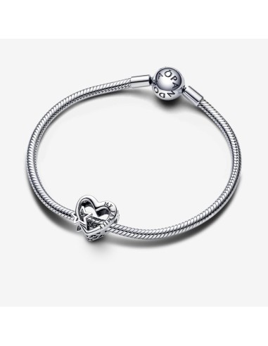 PANDORA | Åbent Familiehjerte & Stjerne Charm