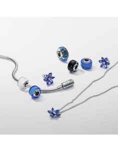 PANDORA | Funklende Blå Herbarium Klinge Ørestikker 2