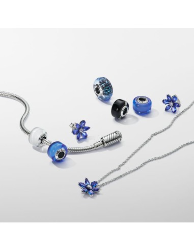 PANDORA | Funklende Blå Herbarium Klinge Ørestikker