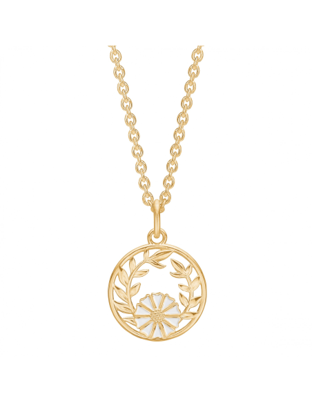 Lund Copenhagen | Marguerit Collier Krans Sølv Forgyldt 45-48 cm