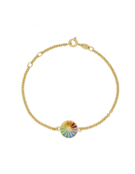 Lund Copenhagen | Marguerit Armbånd11 mm Sølv Forgyldt
