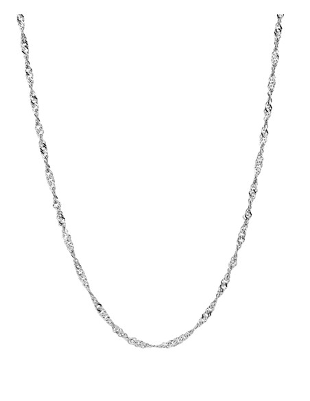 LUND COPENHAGEN | Singapore kæde 2,2 mm  45 cm 925