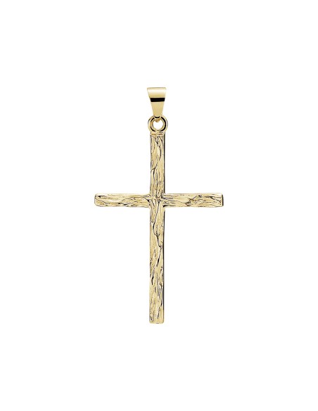 LUND COPENHAGEN | Vedhæng kors rustik 30x20mm 333