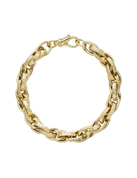 LUND COPENHAGEN | Armbånd snoet rustik 19 cm 375 LUND COPENHAGEN | Armbånd snoet rustik 19 cm 375