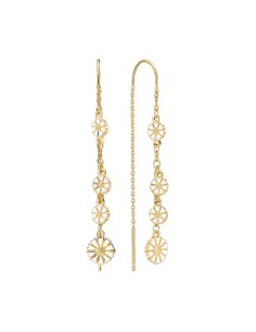 Lund Copenhagen | Marguerit Ørehænger Sølv Forgyldt