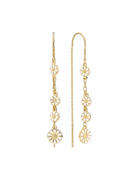 Lund Copenhagen | Marguerit Ørehænger Sølv Forgyldt