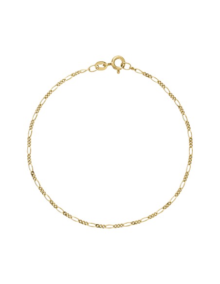 LUND COPENHAGEN | Armbånd figaro 18,5 cm 375