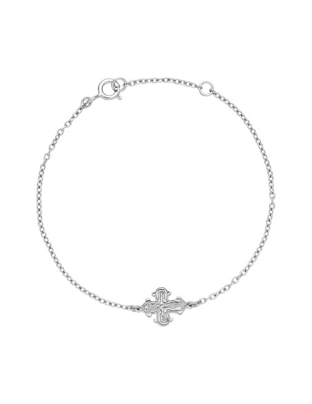 LUND COPENHAGEN | Armbånd med dagmarkors 14-16 cm 925