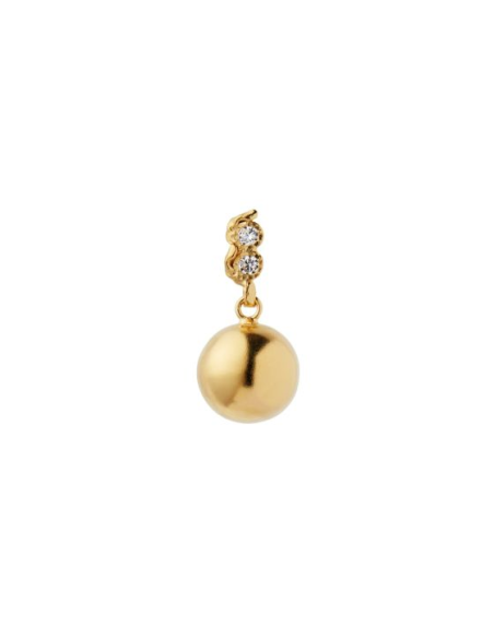 STINE A | TWIN FLOW & DISCO BALL EARRING - SINGLE STINE A | TWIN FLOW & DISCO BALL EARRING - SINGLE