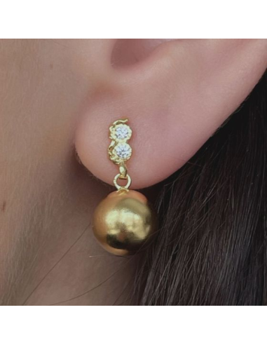 STINE A | TWIN FLOW & DISCO BALL EARRING - SINGLE
