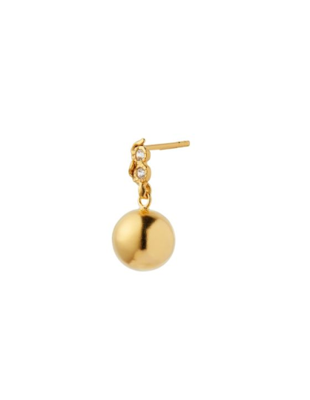 STINE A | TWIN FLOW & DISCO BALL EARRING - SINGLE STINE A | TWIN FLOW & DISCO BALL EARRING - SINGLE