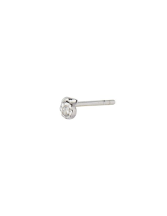 STINE A | TRES PETIT FLOW EARRING SILVER - SINGLE