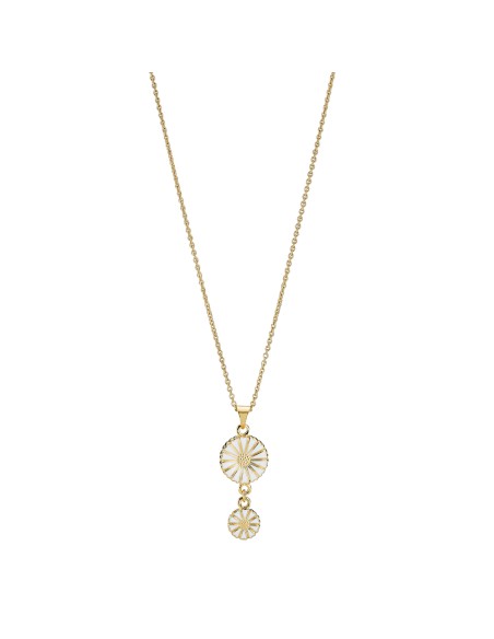 Lund Copenhagen | Marguerit Collier Sølv Forgyldt 42-45cm