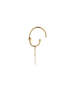 STINE A | BIG DOT CREOL WITH GOLD SPLASH - SINGLE