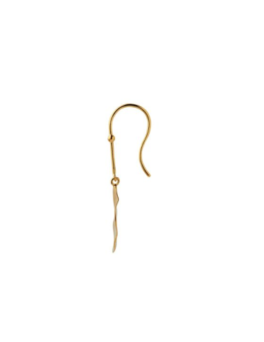 STINE A | HOOK WITH GOLDEN REFECTION MOON EARRING LEFT - SINGLE