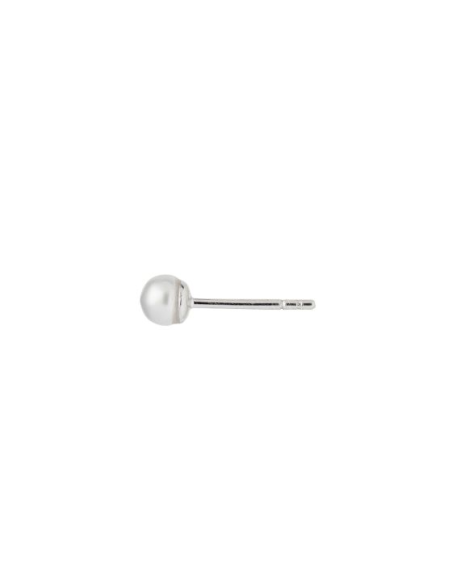 STINE A | TRES PETIT PEARL EARRING SILVER - SINGLE STINE A | TRES PETIT PEARL EARRING SILVER - SINGLE
