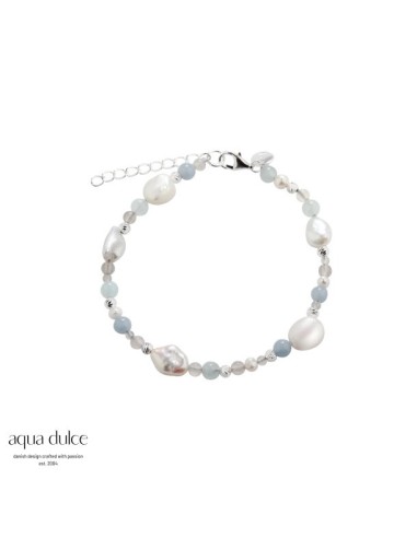 AQUA DULCE | Armbånd | SKY BLUE PEARL