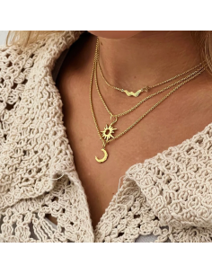 SISTIE | Universe - Halskæde med vedhæng Forgyldt 2