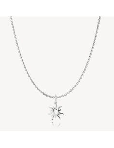 SISTIE | Halskæde med sol vedhæng i sølv