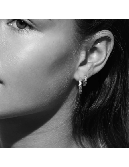 SISTIE | Ophelia - Kreoler Sølv