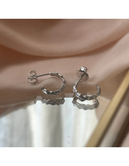 SISTIE | Ophelia - Kreoler Sølv