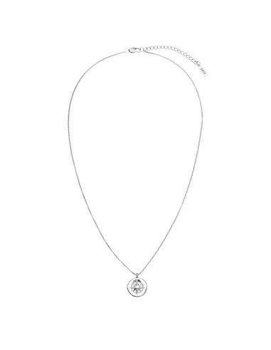 SAMIE | Compass - Halskæde Oxideret Stål