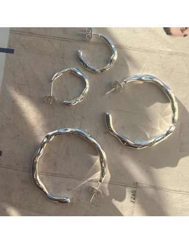 SISTIE | Gabi x Sistie2ND - Hoops Large Stål