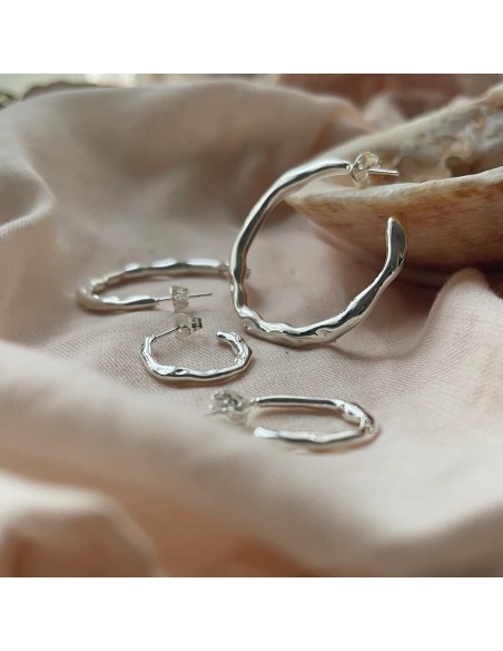 SISTIE | Gabi x Sistie2ND - Hoops Large Stål