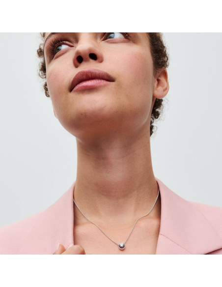 PANDORA | Funklende Rund Halo Collier-Halskæde med vedhæng PANDORA | Funklende Rund Halo Collier-Halskæde med vedhæng