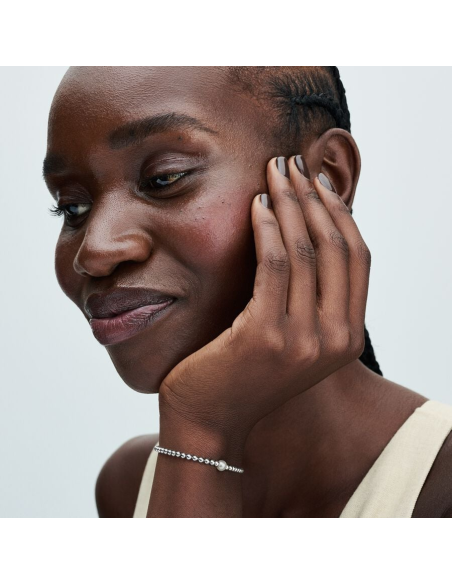 PANDORA | Behandlet Ferskvandskulturperle og Kugle Armbånd