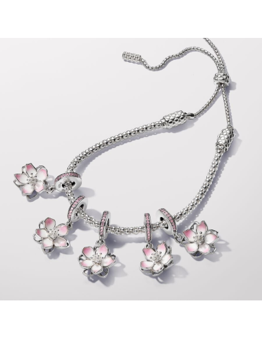 PANDORA | Kirsebærblomst Charm med vedhæng