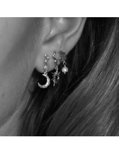 SISTIE | Universe - Ørestikker Sølv 2