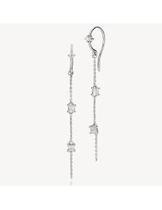 IZABEL CAMILLE | Angelina - Øreringe Hvid Sølv