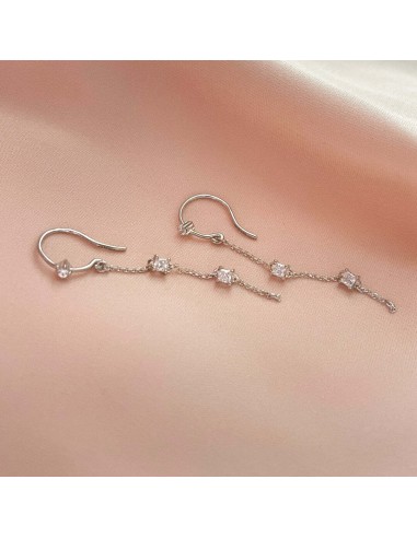 IZABEL CAMILLE | Angelina - Øreringe Hvid Sølv