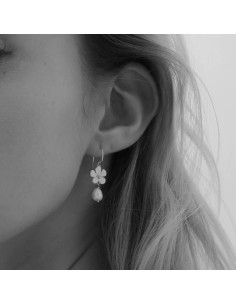IZABEL CAMILLE | Pansy - Øreringe Sølv 2