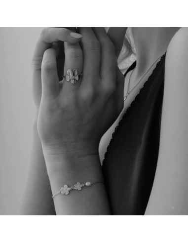 IZABEL CAMILLE | Pansy - Armbånd Sølv