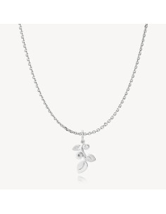 IZABEL CAMILLE | Amber - Kæde med vedhæng Sølv