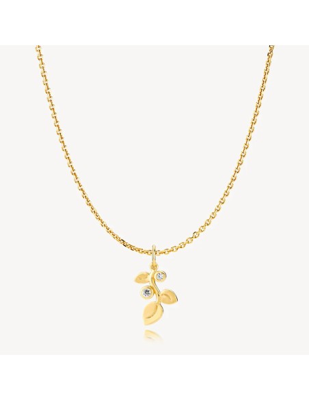 IZABEL CAMILLE | Amber - Kæde med vedhæng Forgyldt IZABEL CAMILLE | Amber - Kæde med vedhæng Forgyldt