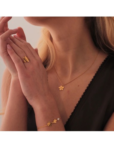 IZABEL CAMILLE | Pansy - Armbånd Forgyldt