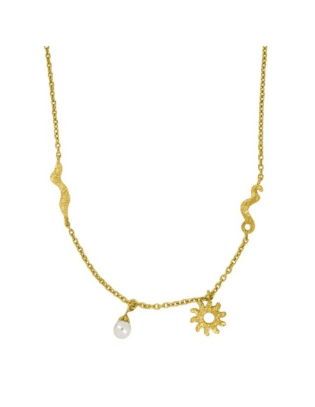 NORDAHL JEWELLERY | Forgyldt sølv halskæde SPACE52