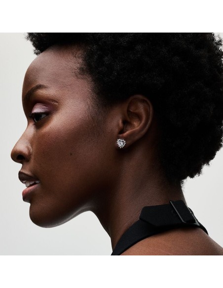 PANDORA | Funklende Hjerte Halo Ørestikker PANDORA | Funklende Hjerte Halo Ørestikker