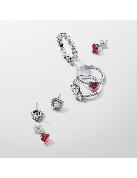 PANDORA | Funklende Hjerte Halo Ørestikker PANDORA | Funklende Hjerte Halo Ørestikker