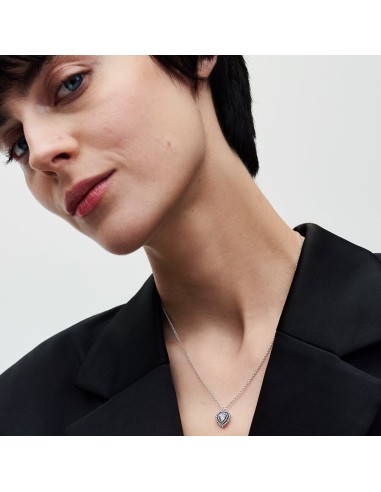 PANDORA | Funklende Hjerte Halo Halskæde med vedhæng