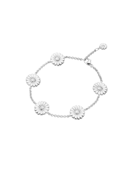 GEORG JENSEN | Daisy Armbånd, Hvid emalje GEORG JENSEN | Daisy Armbånd, Hvid emalje